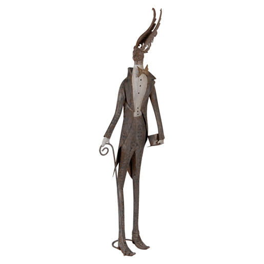Figurina Ren metal multicolor 27x15x84 cm