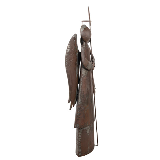 Figurina Inger metal maro 48x18x133 cm