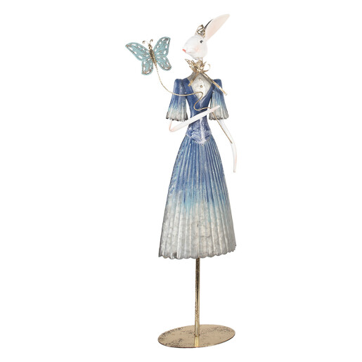 Figurina Iepuras Paste metal multicolor 26x12x73 cm