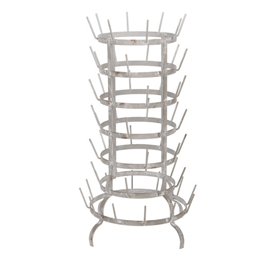 Suport cani metal gri Ø 37x66 cm