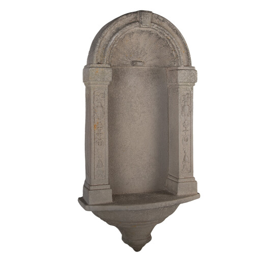 Raft perete ceramica gri 39x13x78 cm