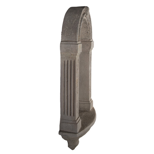 Raft perete ceramica gri 39x13x78 cm