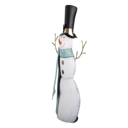 Figurina Om de Zapada metal multicolor 36x13x69 cm
