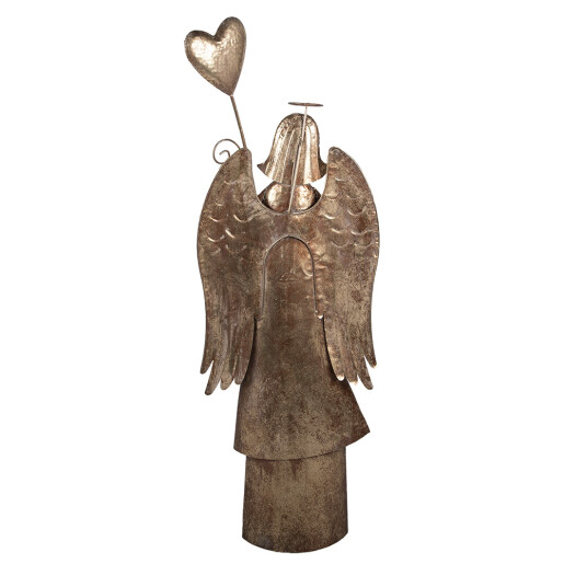 Figurina Inger metal auriu 48x18x136 cm