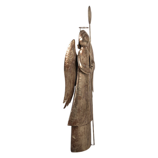 Figurina Inger metal auriu 48x18x136 cm