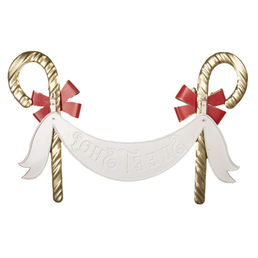 Decoratiune Craciun, suspendabila, metal multicolor Sweet Shop 91x5x59 cm
