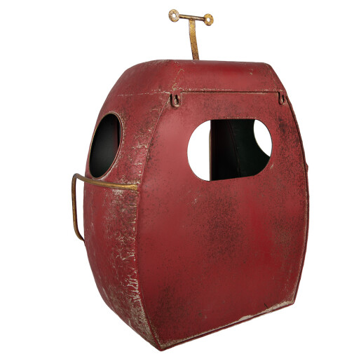 Raft perete metal multicolor vintage 48x26x60 cm