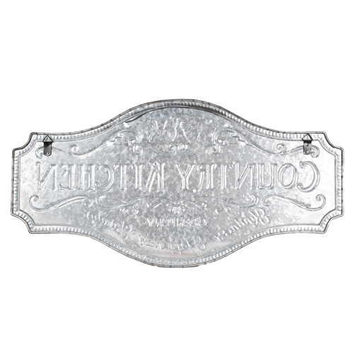 Decoratiune perete metal alb negru 60x1x30 cm