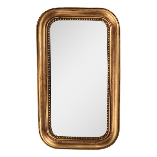 Oglinda perete polirasina aurie 21x2x36 cm