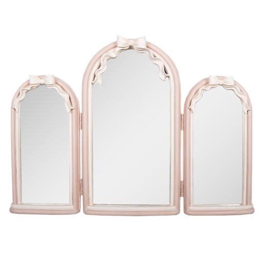 Oglinda masa polirasina roz 48x4x34 cm