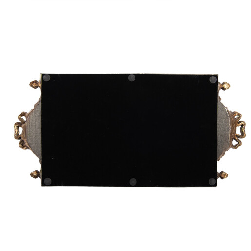 Tava decorativa polirasina aurie 19x3x40 cm