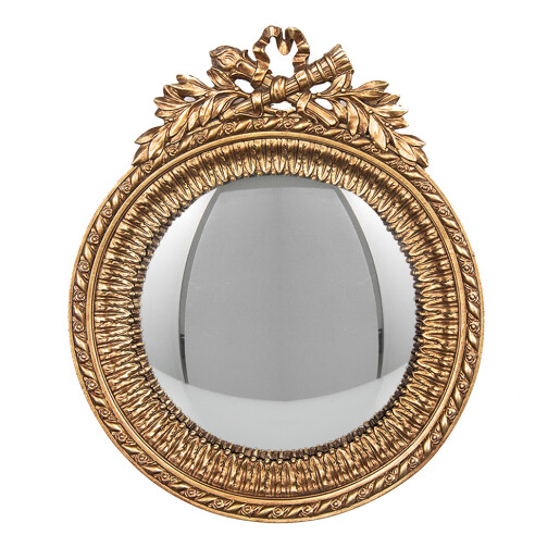 Oglinda perete polirasina aurie 18x3x22 cm