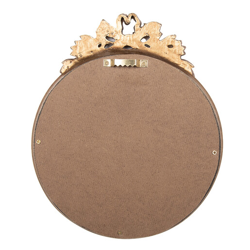 Oglinda perete polirasina aurie 18x3x22 cm