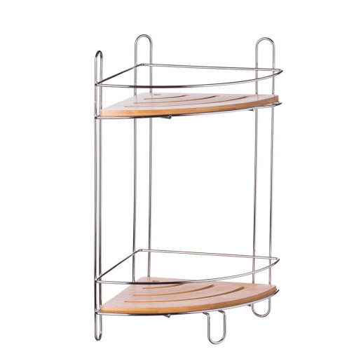 Raft suspendabil 2 polite metal bambus 26 x 20 x 36,5 cm