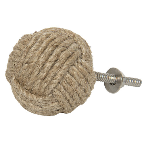 Buton mobila din fier si iuta natur 4x4 cm
