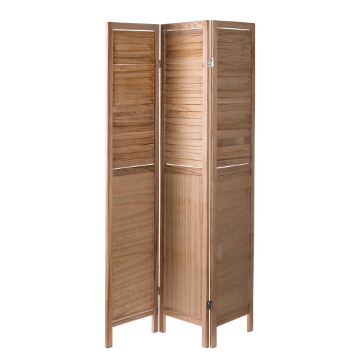 Paravan decorativ lemn maro 120 x 170 cm