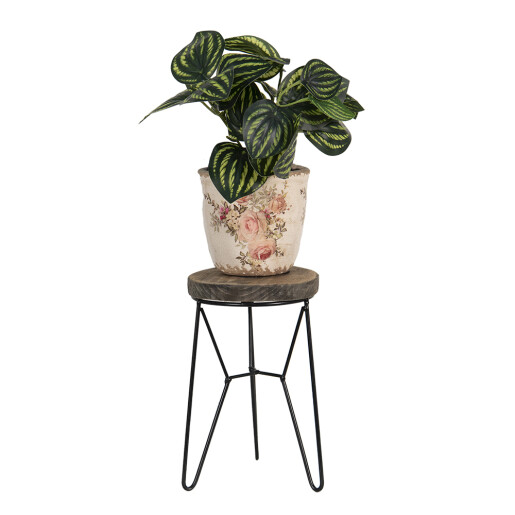 Suport ghiveci flori maro 13x22 cm