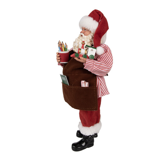 Figurina Mos Craciun Xmas GRF multicolor 16x8x28 cm