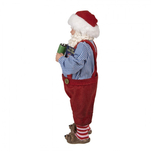 Figurina Mos Craciun Xmas multicolor 16x8x28 cm