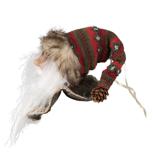 Figurina Mos Craciun multicolor 10x9x28 cm