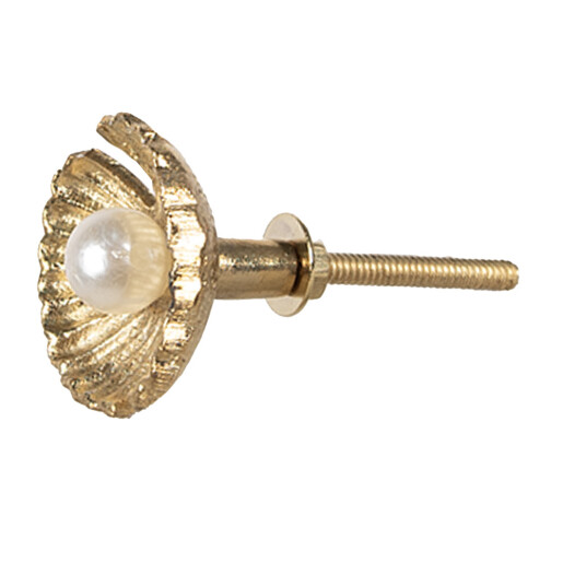 Buton mobilier metal auriu Ø 3x6 cm