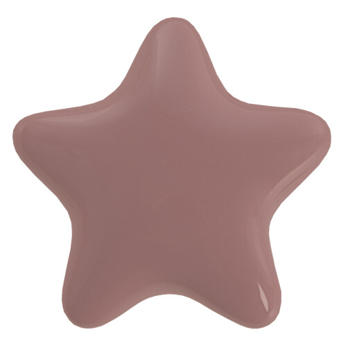 Set 4 butoni mobilier ceramica roz Stelute 4x3/6 cm