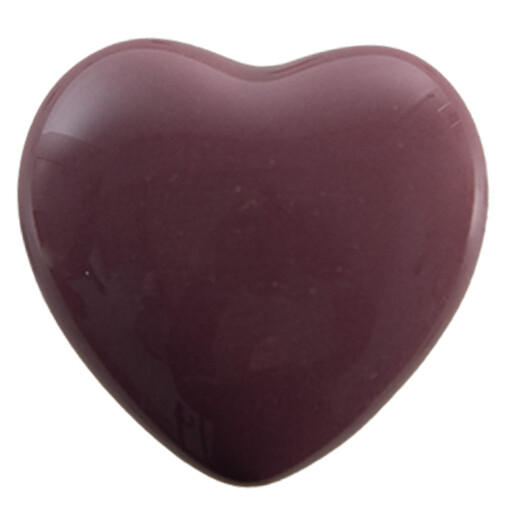 Set 4 butoni mobilier ceramica violet Inimioare 4x3/6 cm