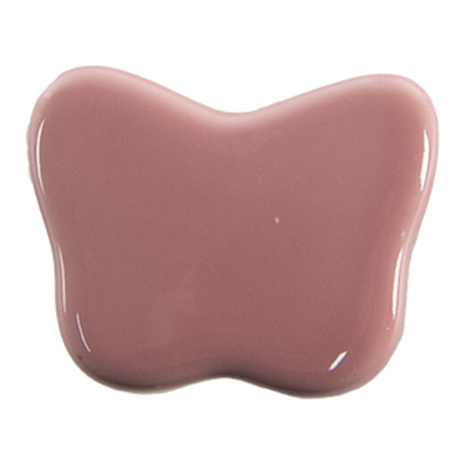 Set 4 butoni mobilier ceramica roz Fluturasi 4x3 cm