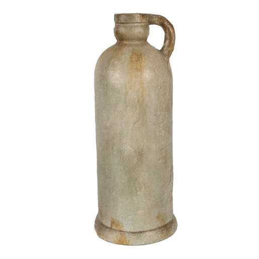 Vaza flori ceramica verde 17x42 cm