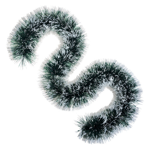 Beteala brad Craciun verde alba 200 cm