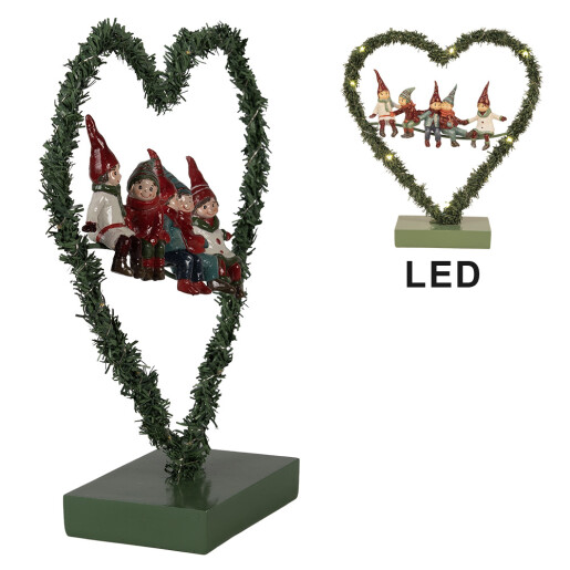 Decoratiune Craciun cu led 26x9x28 cm