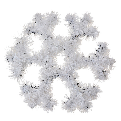 Decoratiune Fulg beteala alba 29x29x1 cm