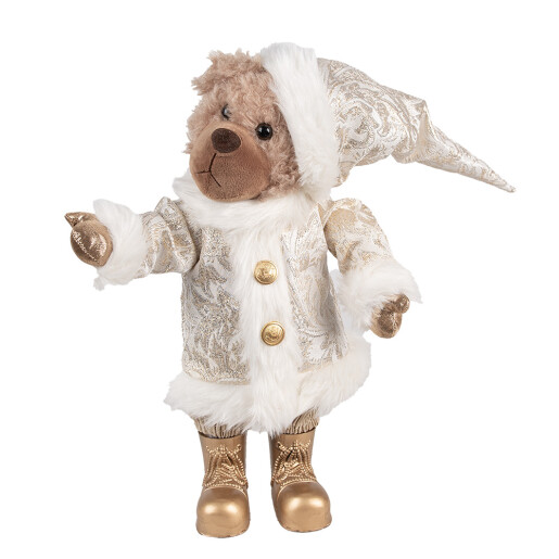 Figurina Ursulet textil multicolor 22x16x36 cm