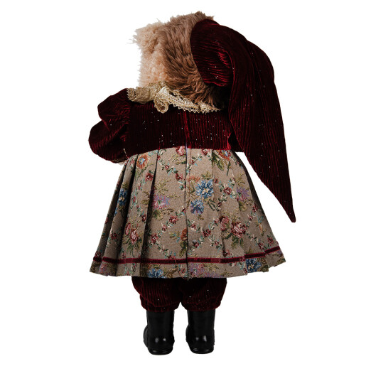 Figurina Ursulet textil multicolor 28x21x51 cm