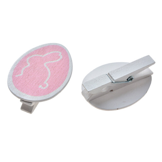 Set 6 oua decorative Paste, lemn 3x1x5 cm