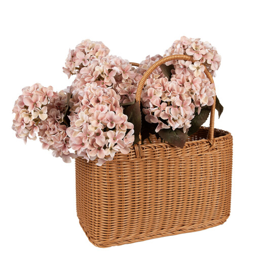 Cos plastic maro 34x21x19/36 cm