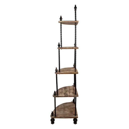 Raft fier lemn 45x45x184 cm