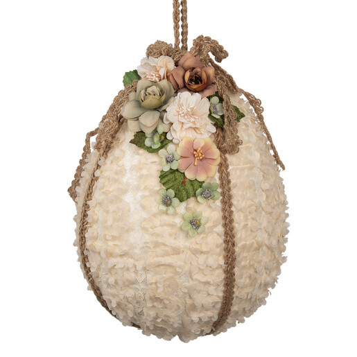 Ou decorativ Paste suspendabil, textil multicolor Ø 20x29 cm