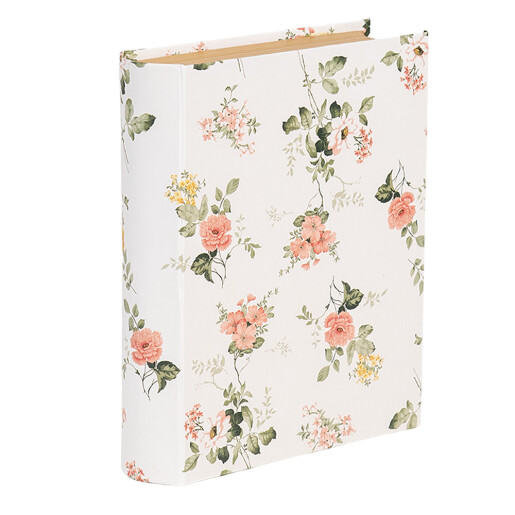 Cutie decorativa tip Carte carton multicolor Flowers 17x14x5 cm