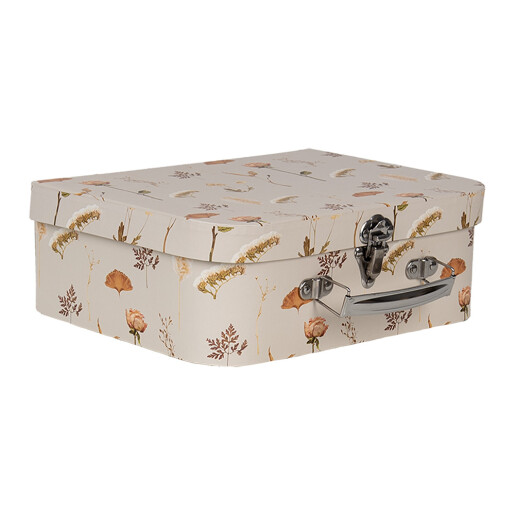 Set 3 cutii depozitare tip Valize carton 30x21x9 cm, 25x18x9 cm, 20x16x8 cm