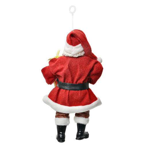 Figurina Mos Craciun textil polirasina 10x6x17 cm