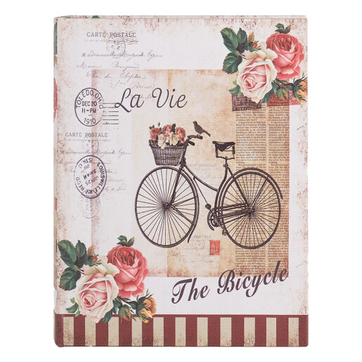 Set 3 cutii tip Carte lemn multicolor III (3) 27x22x7 / 22x17x6 / 17x12x4 cm