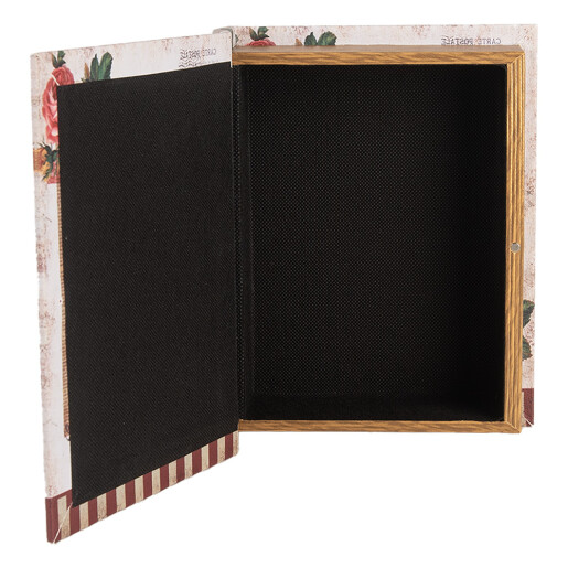 Set 3 cutii tip Carte lemn multicolor III (3) 27x22x7 / 22x17x6 / 17x12x4 cm