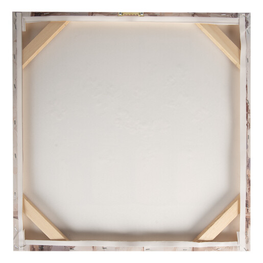 Tablou canvas multicolor Flowers 51x3x51 cm