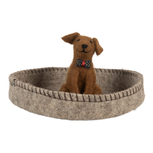 Tava decorativa Catelus textil Ø 19x10 cm