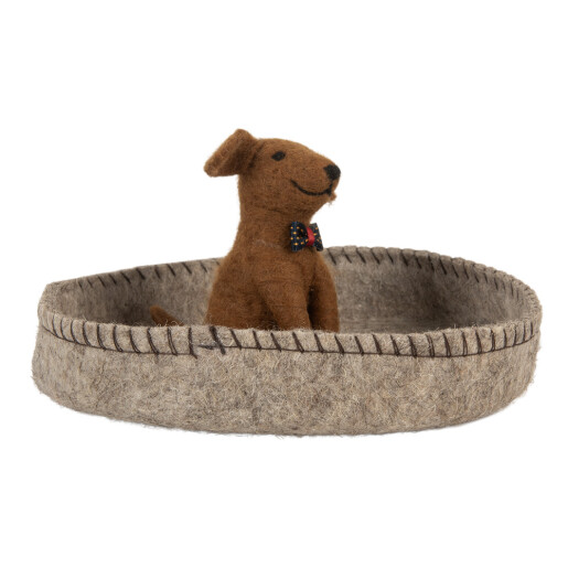 Tava decorativa Catelus textil Ø 19x10 cm