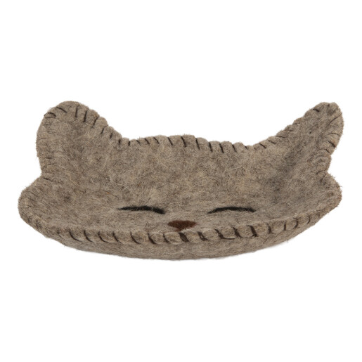 Tava decorativa Pisicuta textil 15x16x4 cm