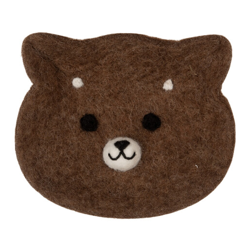 Tava decorativa Ursulet textil 15x13x3 cm