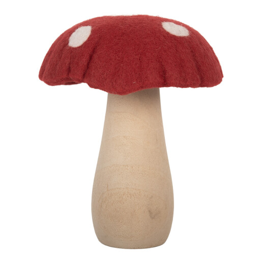 Ciupercuta decorativa textil multicolor 12x12x15 cm