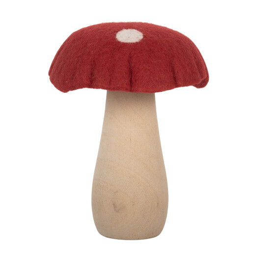 Ciupercuta decorativa textil multicolor 12x12x15 cm